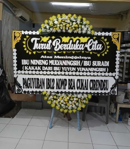 Papan Bunga Duka Kamal Muara
