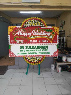 Papan Bunga di Kamal Muara