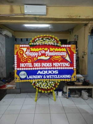 Papan Bunga di Kamal Muara