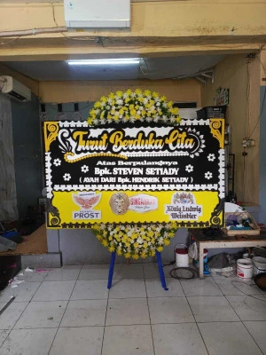 Papan Bunga di Kamal Muara
